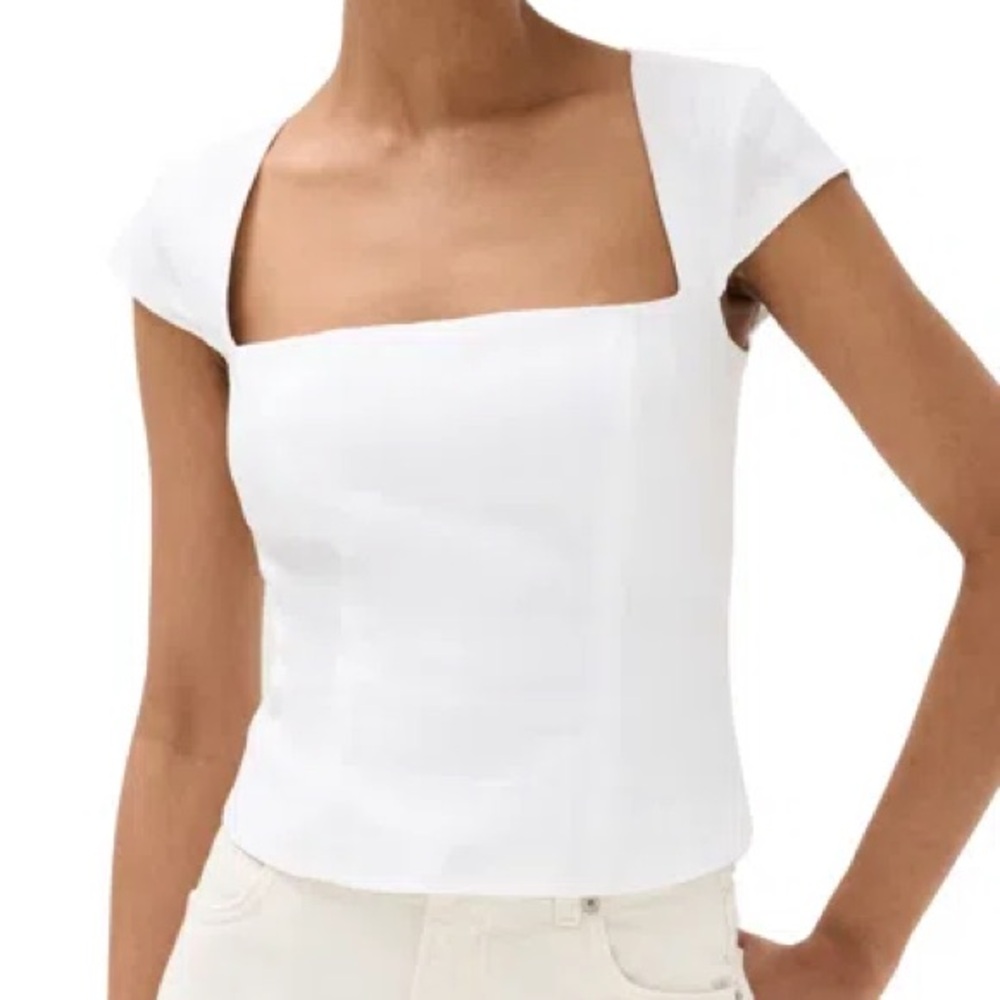 Reformation Cora Square Neck Top